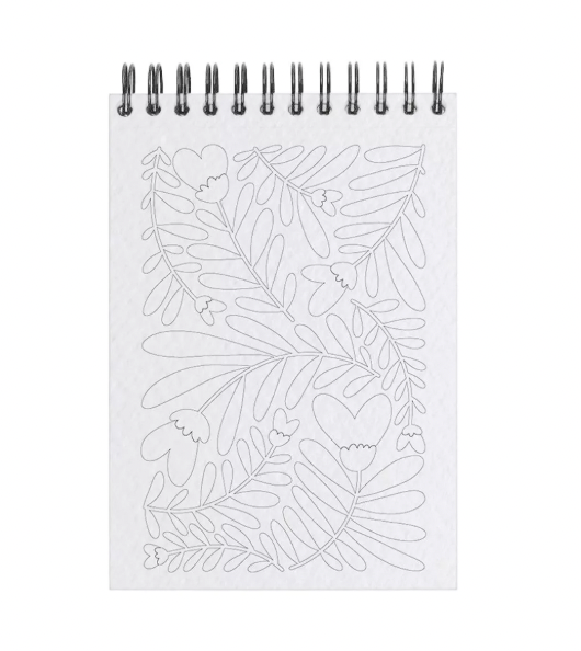 Carnet de coloriage A6 - Love - Maison Joliette