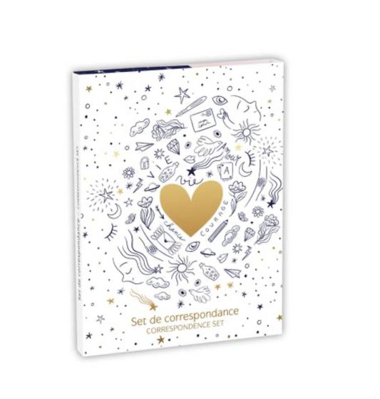 Adolie Correspondence Set - 8 cards and 8 envelopes