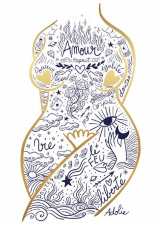 Adolie Correspondence Set - 8 cards and 8 envelopes